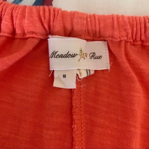 Meadow Rue Orange Eyelet Knotted Tank - Picture 7 of 10